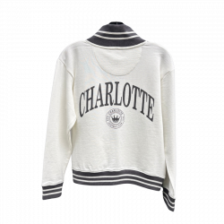 CLT W Sutton Fleece Jacket WHT XS
