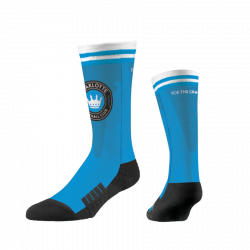 CLT Localized Logo Half Calf WHT OSFA